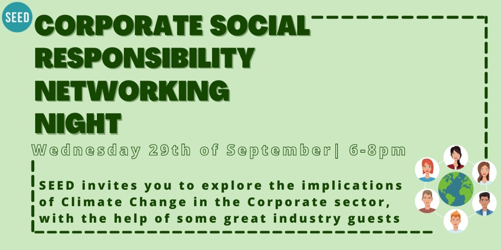 SEED Presents: Corporate Social Responsibility Networking Night 2021