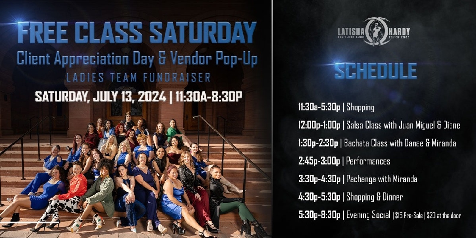 Banner image for Free Class Saturday | Client Appreciation Day & Vendor Pop-up!