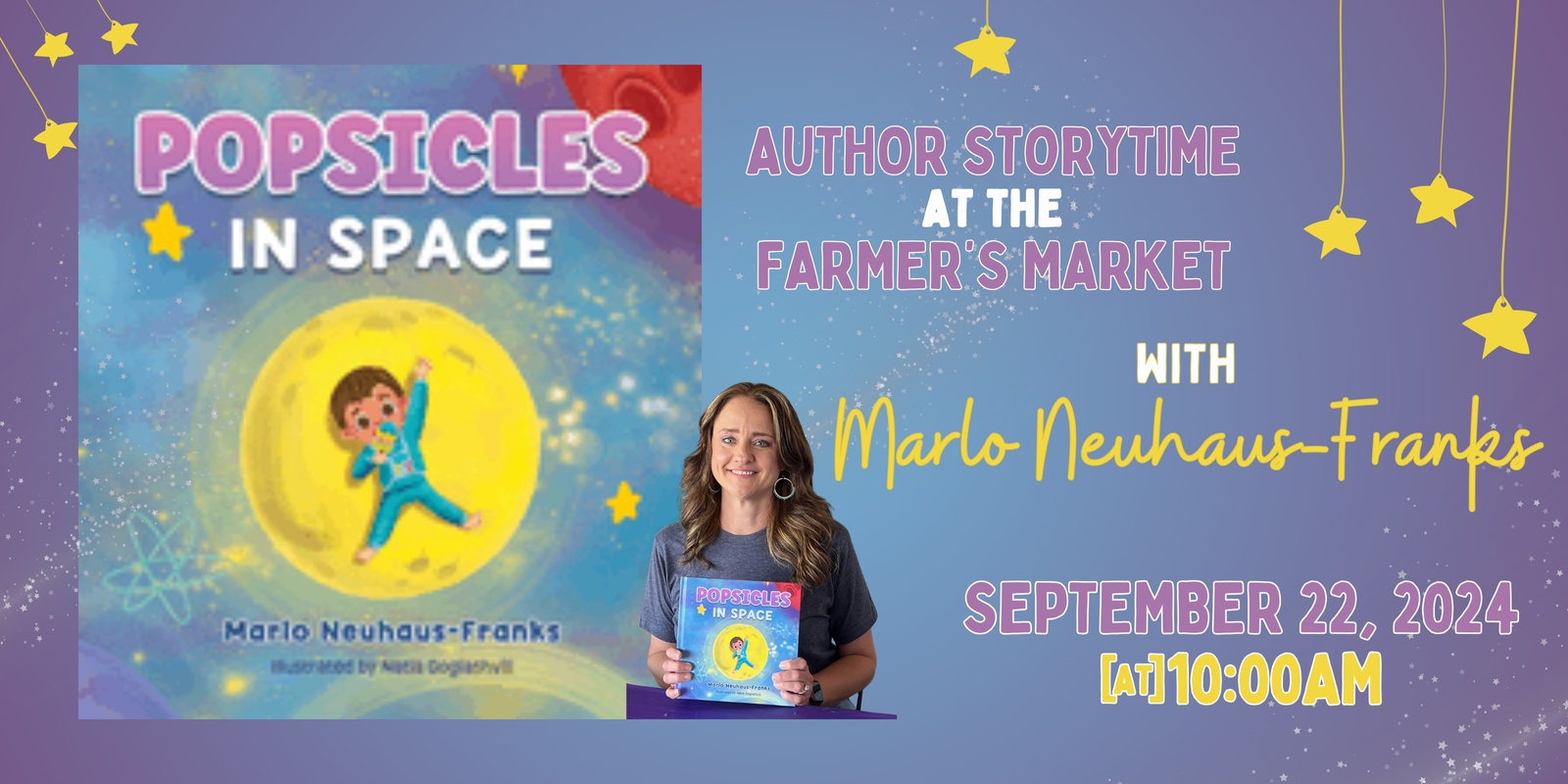 Banner image for Author Storytime at the Farmer's Market with Marlo Neuhaus-Franks