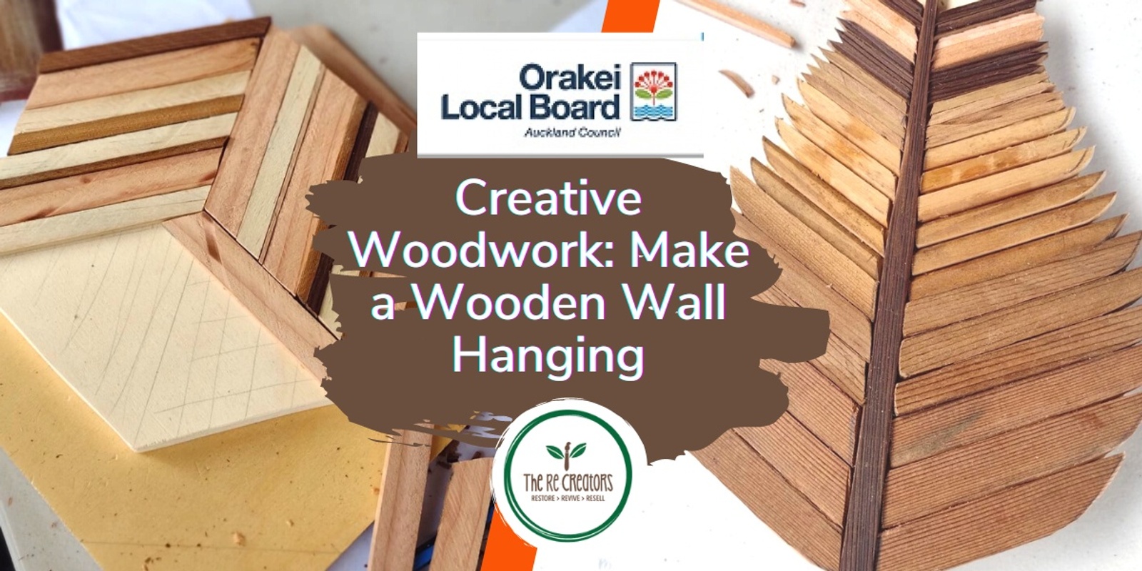 Banner image for Creative Woodwork: Make a Wooden Wall Hanging, Glendowie Community Centre, Saturday, 10 June 2pm - 4pm