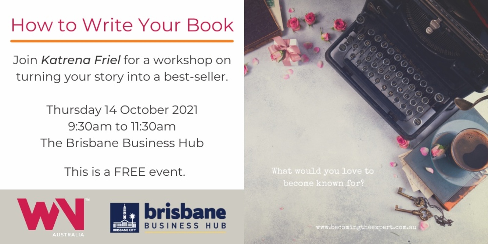Banner image for Bris | How To Write Your Book