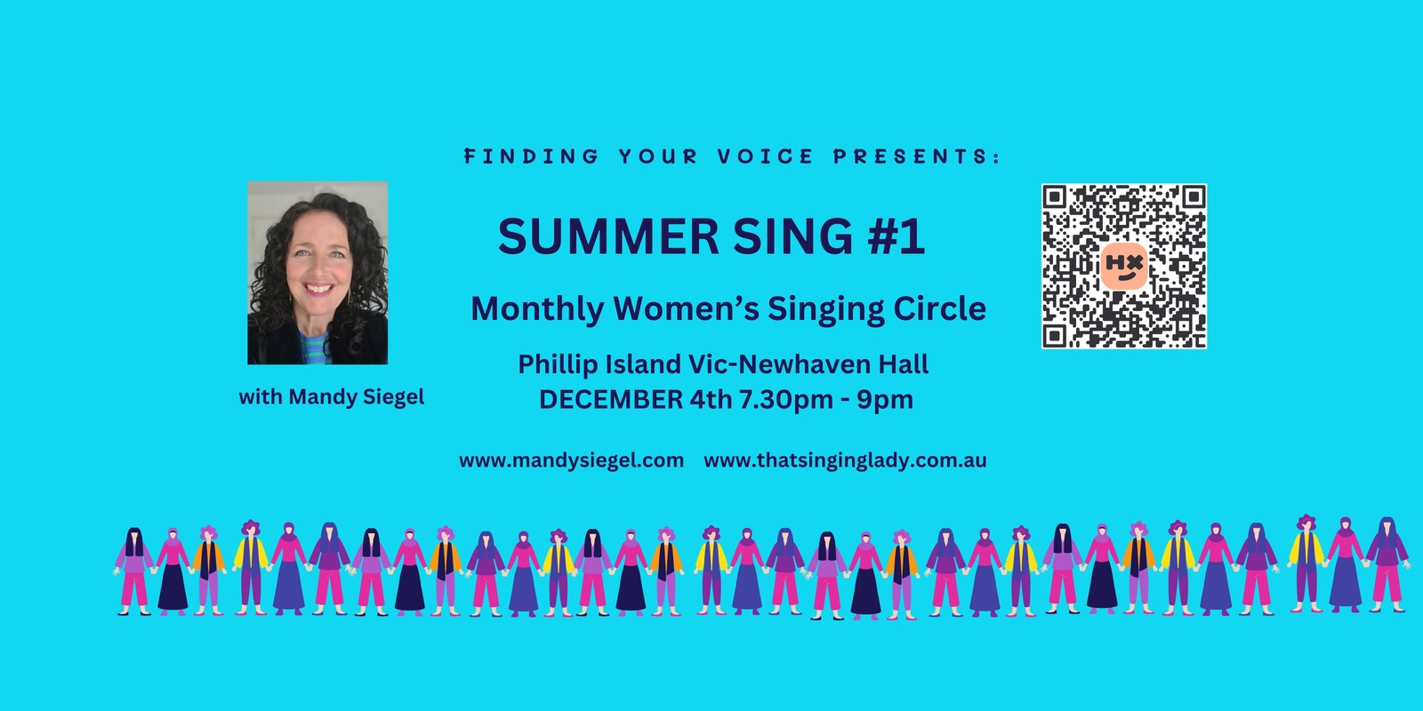 Banner image for SUMMER SING #1 - Women's Singing Circle Phillip Island 