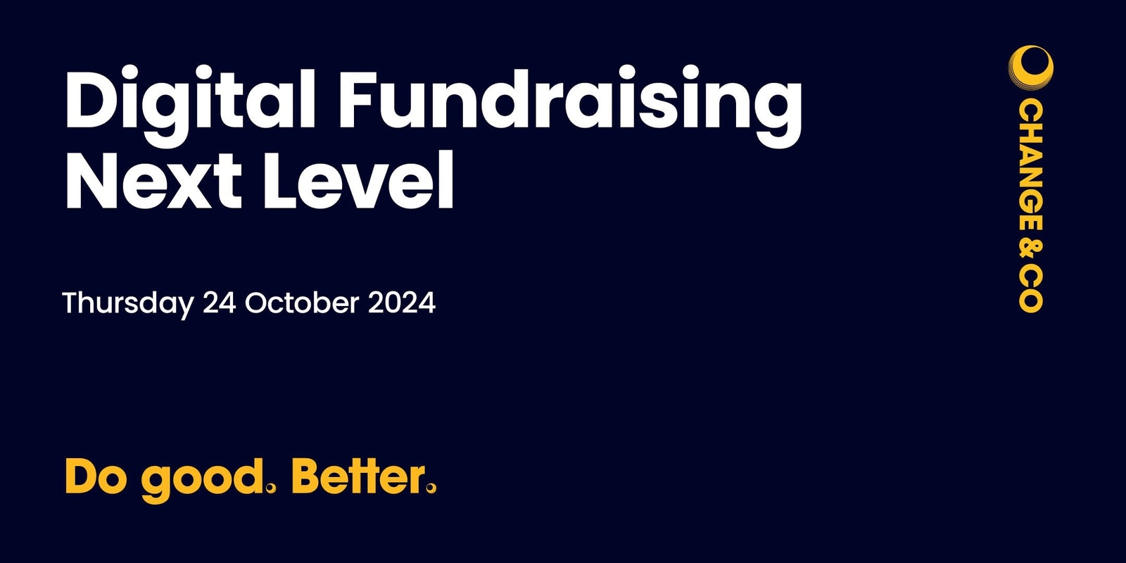 Banner image for Digital Fundraising – Next Level