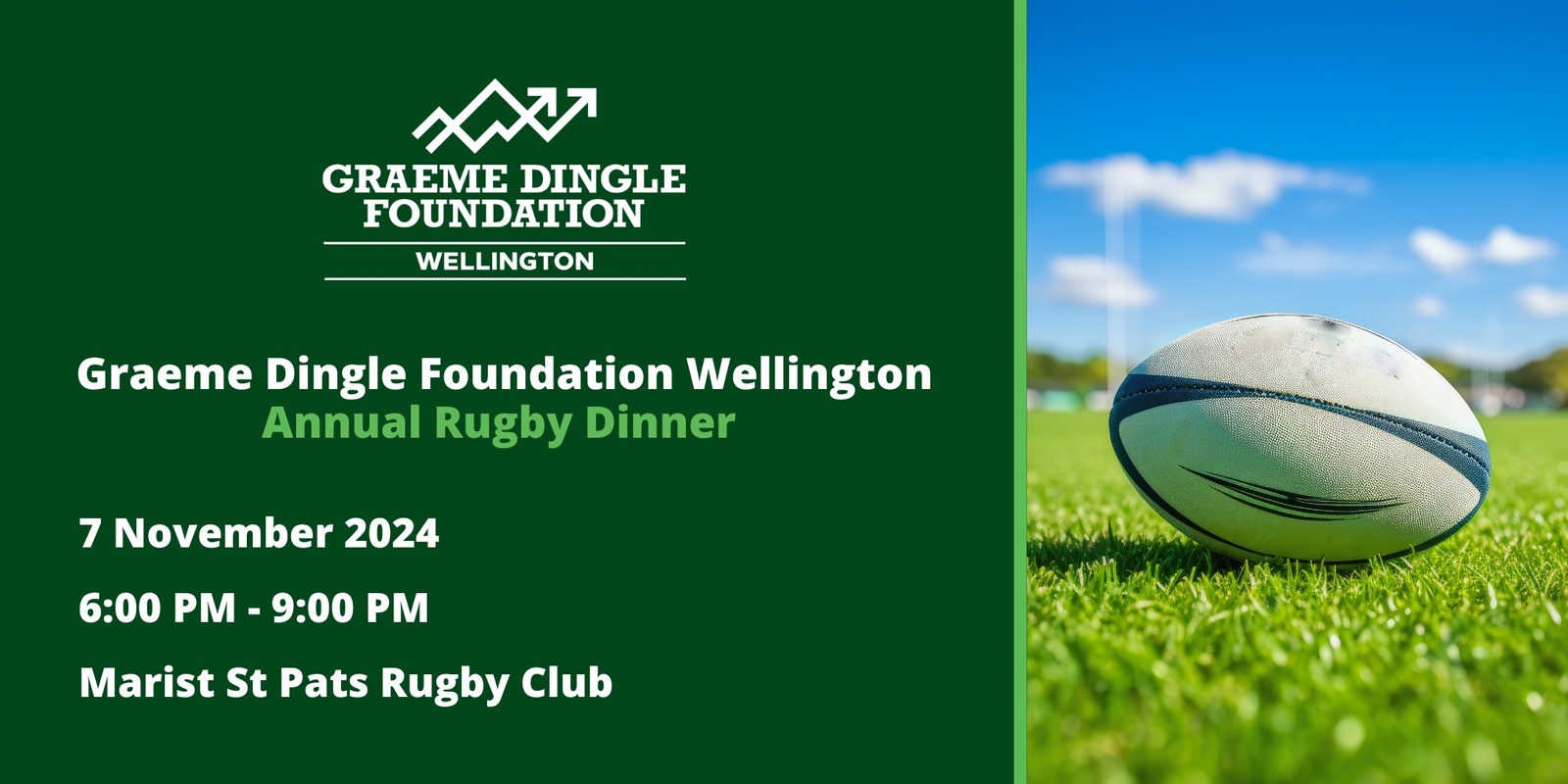 Banner image for Graeme Dingle Foundation Wellington's Annual Rugby Dinner