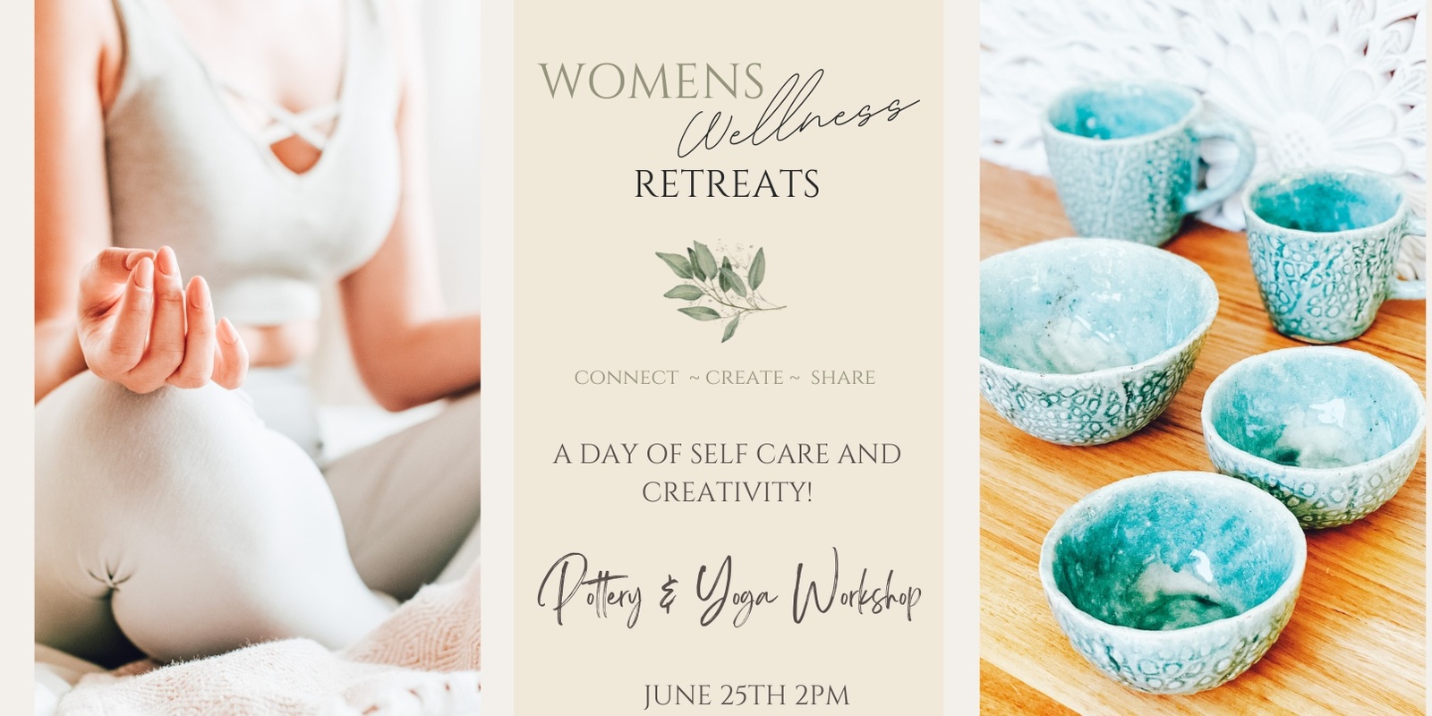 Banner image for Womens Wellness Winter Solstice Retreat ~ Pottery & Yoga! Womans Circle, Sip, Sculpt and Share!