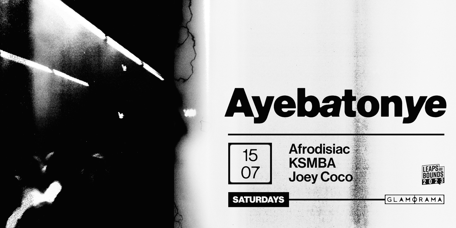 Banner image for Ayebatonye at Glamorama Saturdays