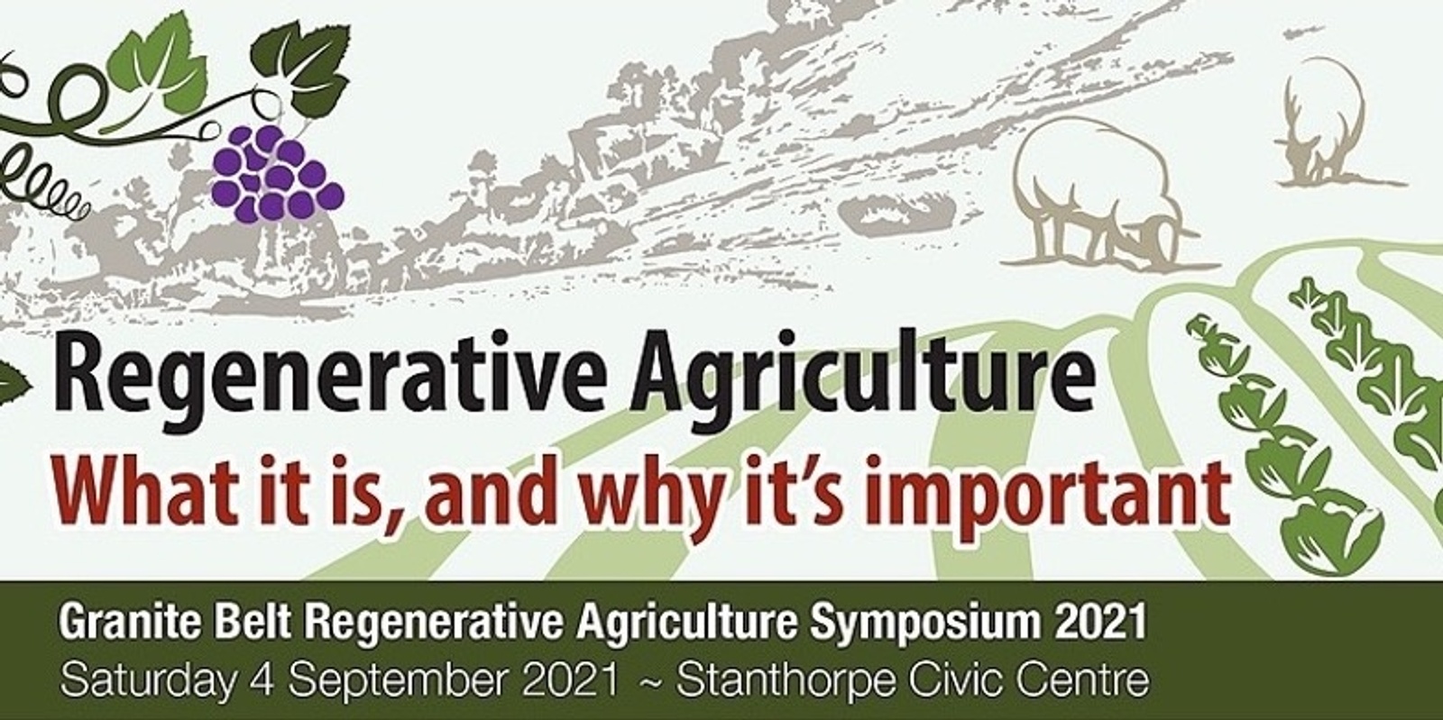 Banner image for Granite Belt Regenerative Agriculture Symposium 2021