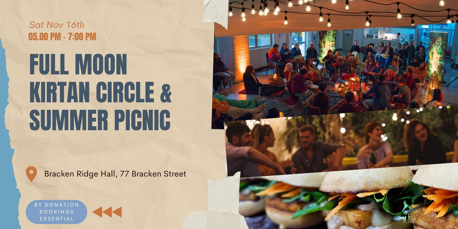 Banner image for Full Moon Kirtan Circle & Summer Picnic