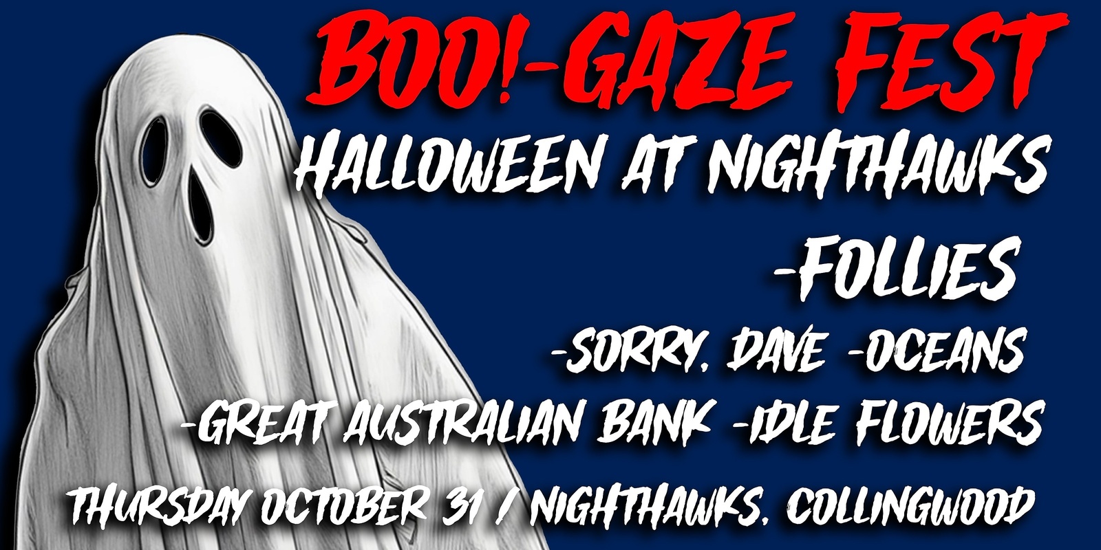 Banner image for BOO!-GAZE FEST HALLOWEEN AT NIGHTHAWKS