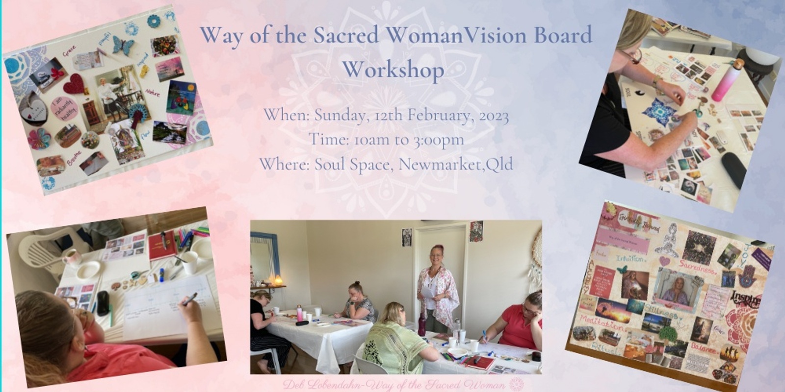 Banner image for Way of the Sacred Woman -Vision board Workshop
