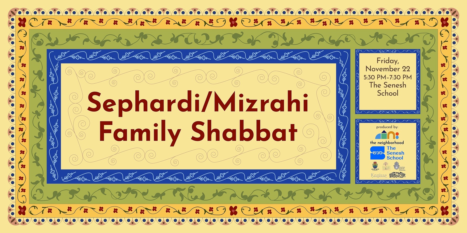 Banner image for Sephardic/Mizrahi Family Shabbat