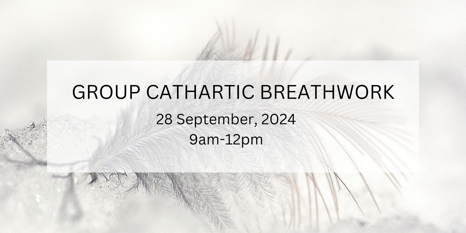 Banner image for A Group Cathartic Breathwork Experience