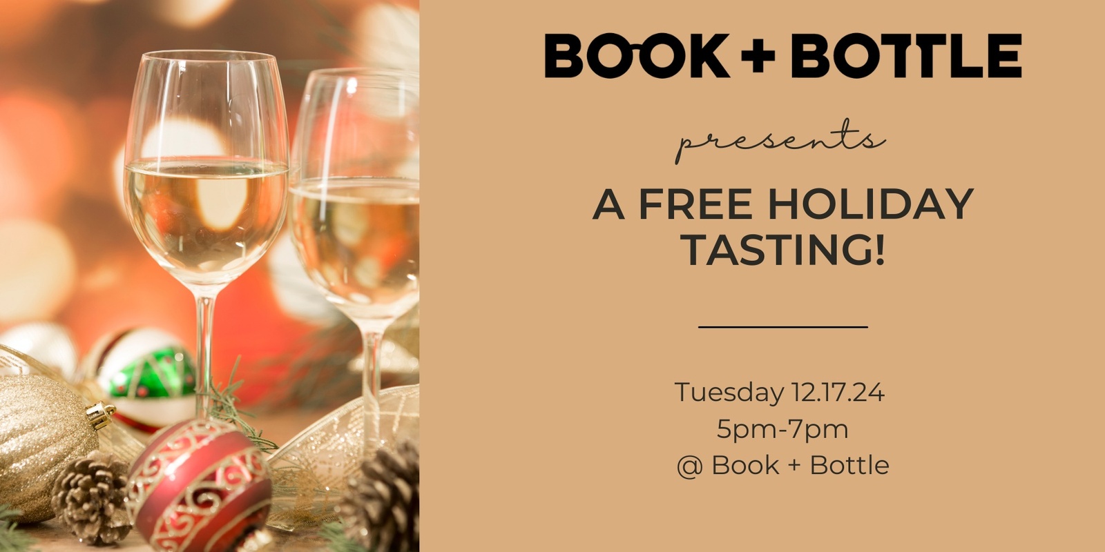 Banner image for Free Holiday Wine Tasting!