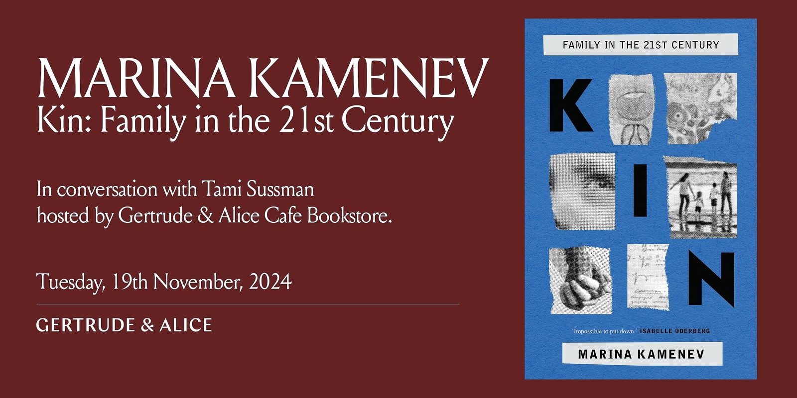 Banner image for In conversation: Marina Kamenev