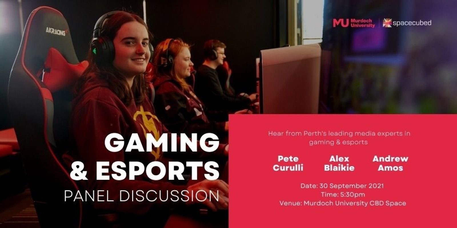Banner image for Gaming & Esports Panel Discussion