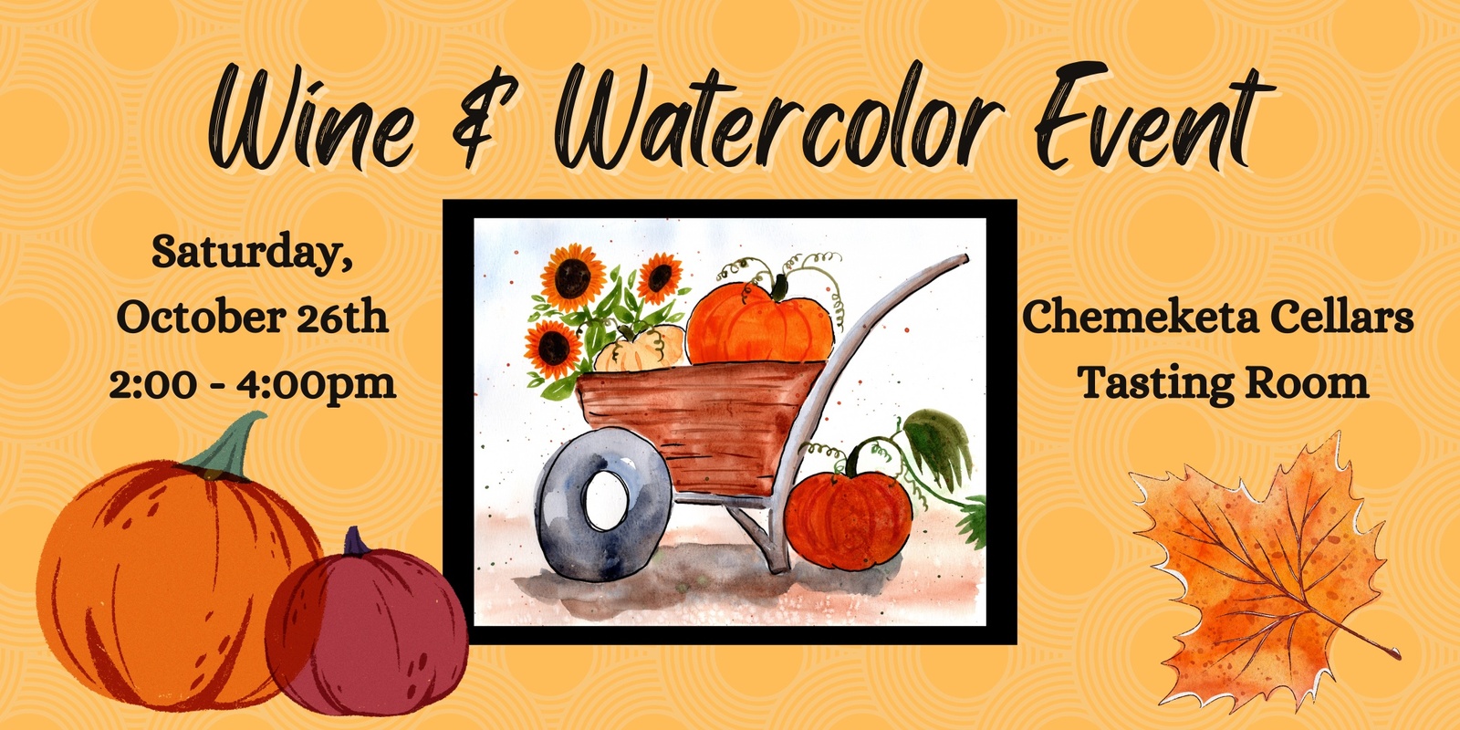 Banner image for Wine & Watercolor at Chemeketa Cellars