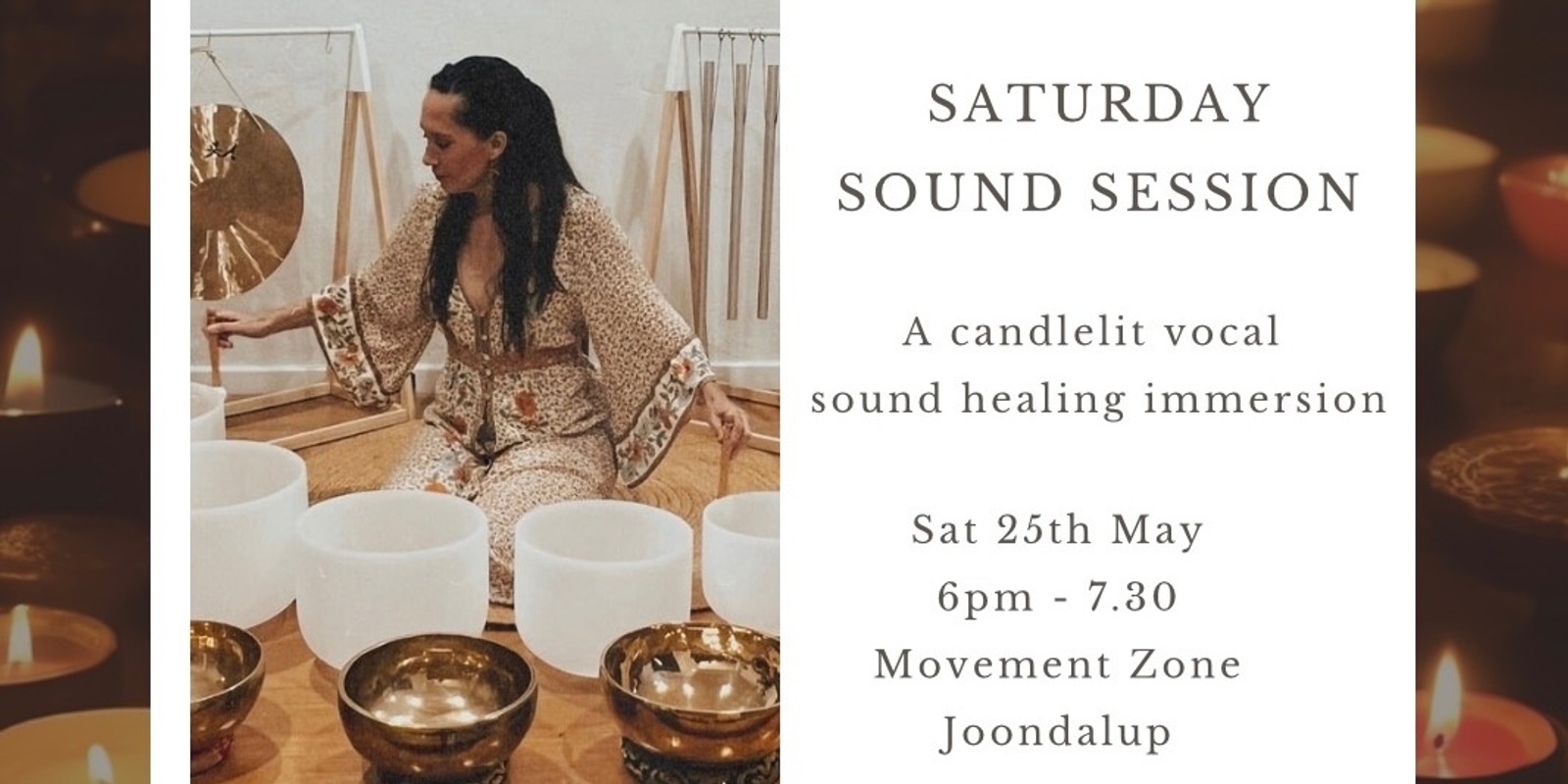 Banner image for Vocal sound healing in candlelight 