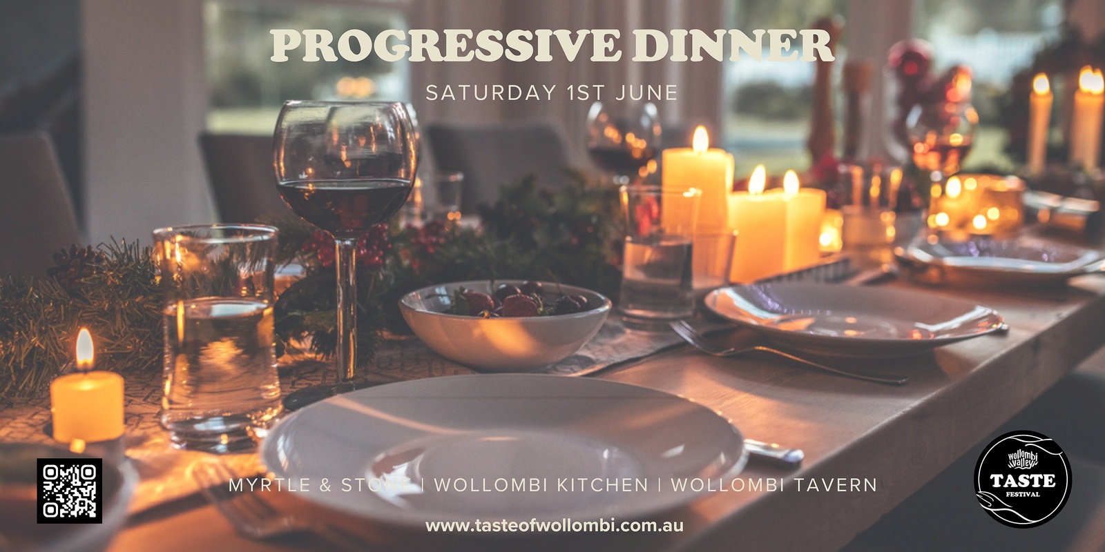 Banner image for Wollombi Taste Festival Progressive Dinner