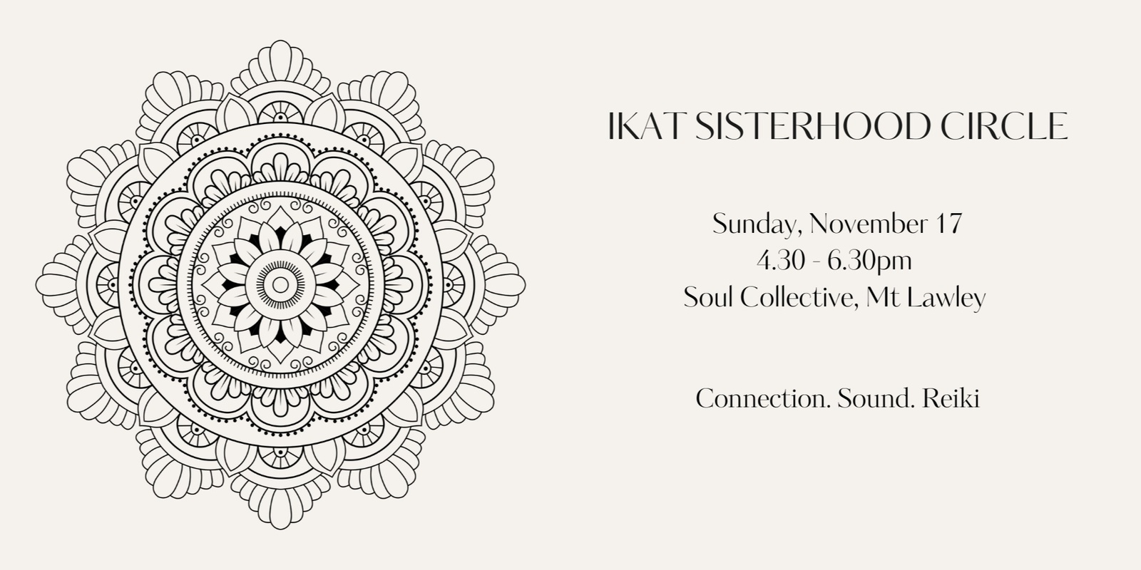 Banner image for Ikat Sisterhood Circle @ Soul Collective