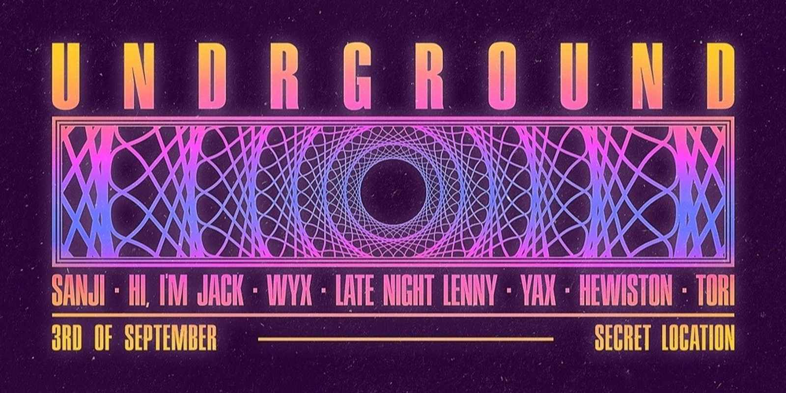 Banner image for UNDRGROUND