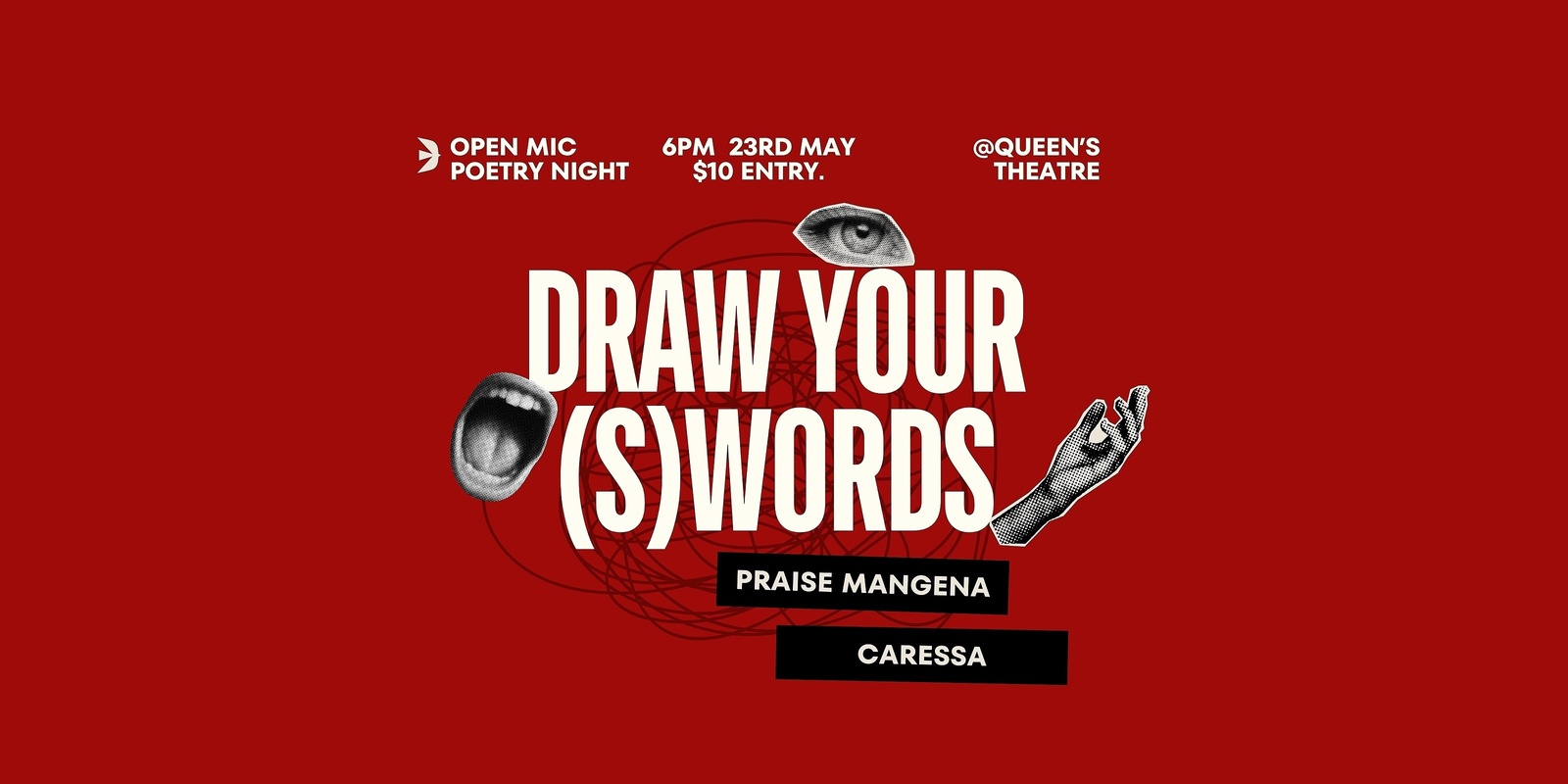 Banner image for Draw Your (S)words Ft Praise Mangena & Caressa 