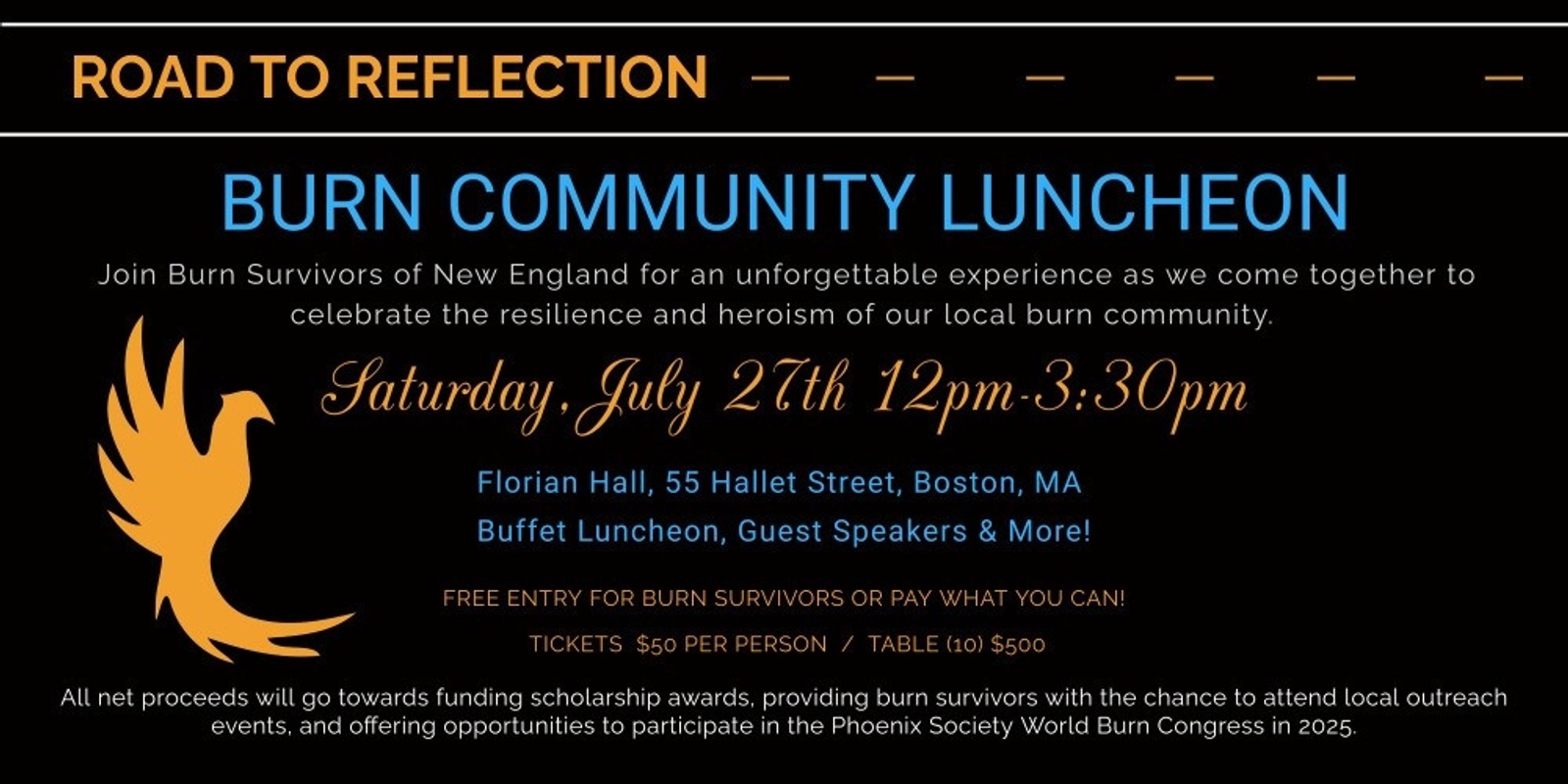 Banner image for Road to Reflection Burn Community Luncheon