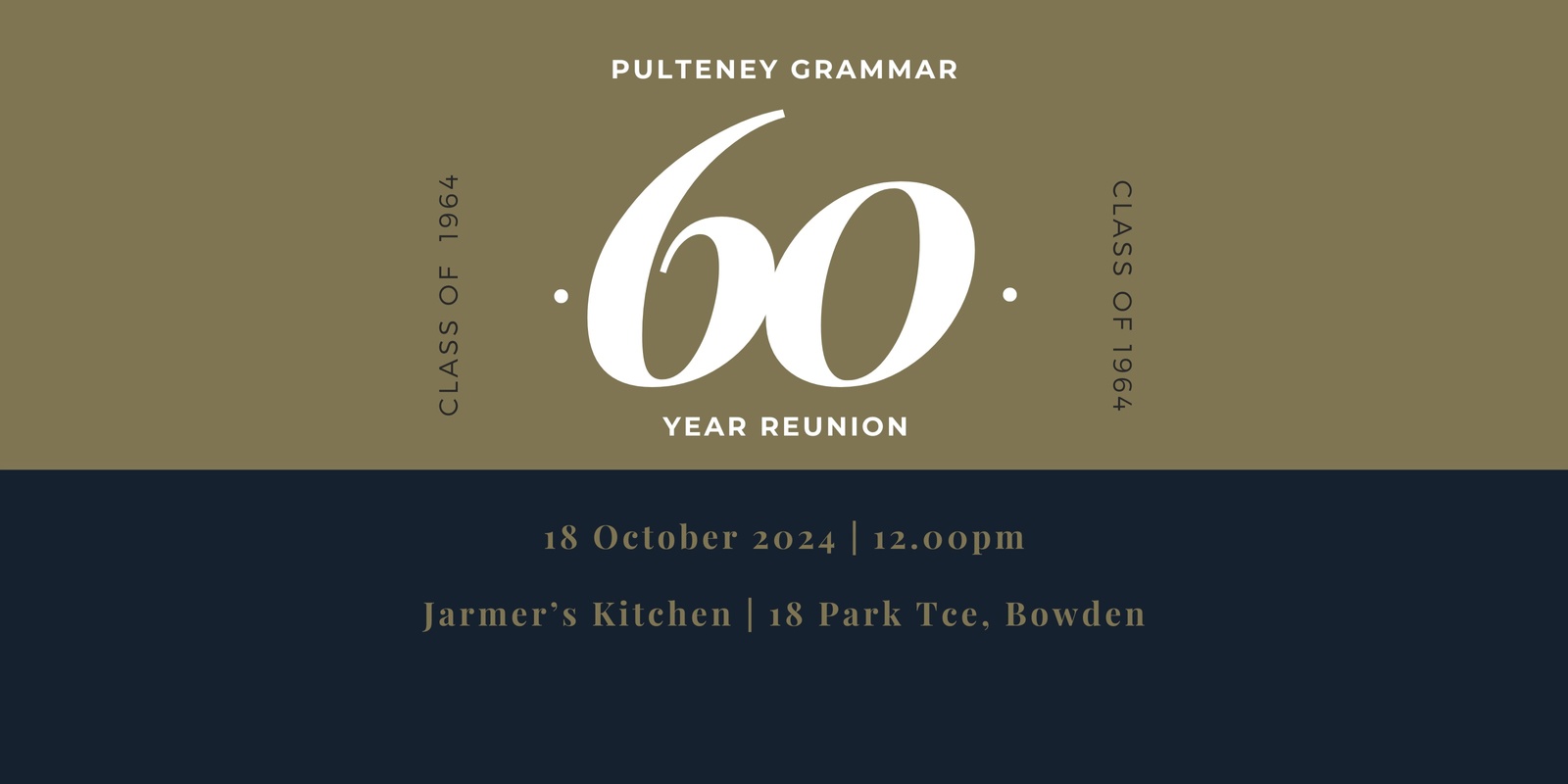 Banner image for Pulteney Grammar 60 Year Reunion