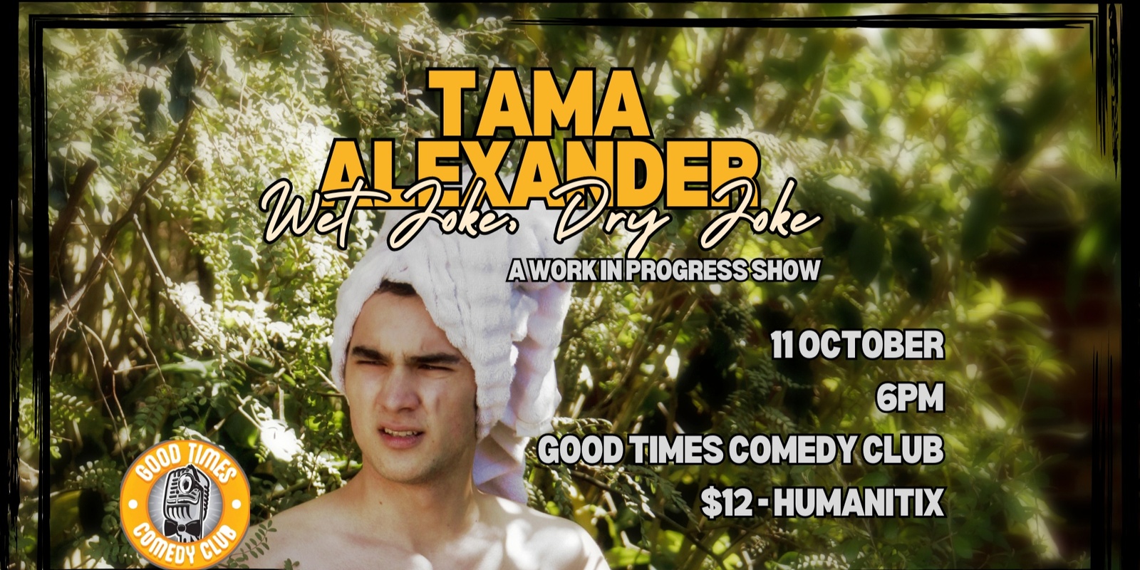 Banner image for Tama Alexander: Wet Joke, Dry Joke