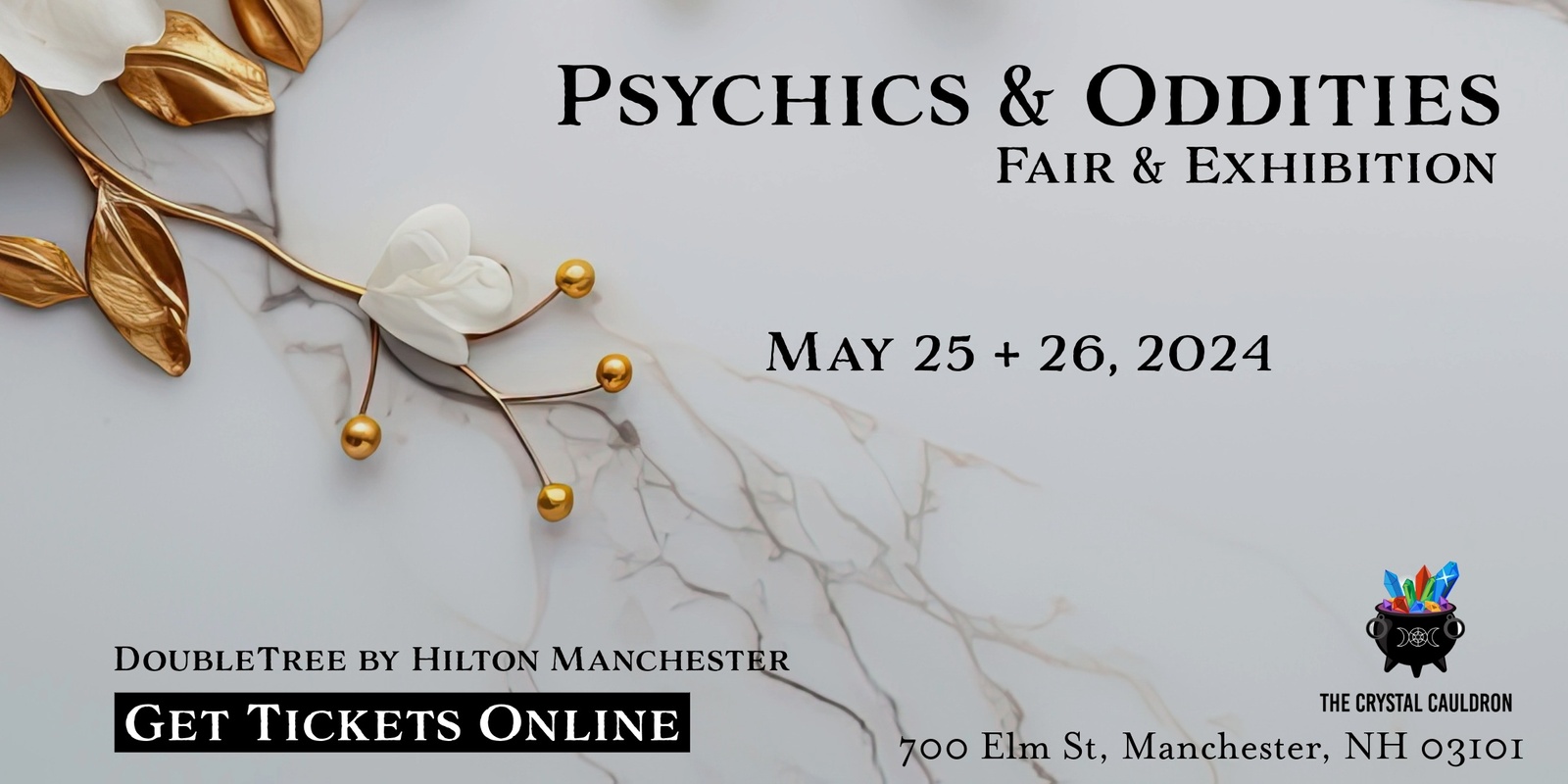 Banner image for Psychic & Oddities Fair & Exhibition (May 25 + 26) Doubletree Manchester