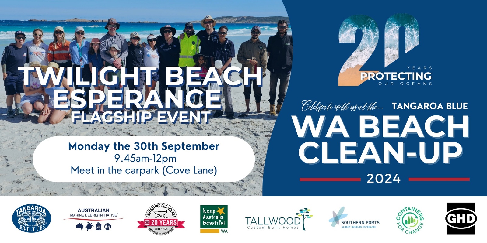 Banner image for Twilight Beach, Esperance Flagship event - 2024 WA Beach Clean-up