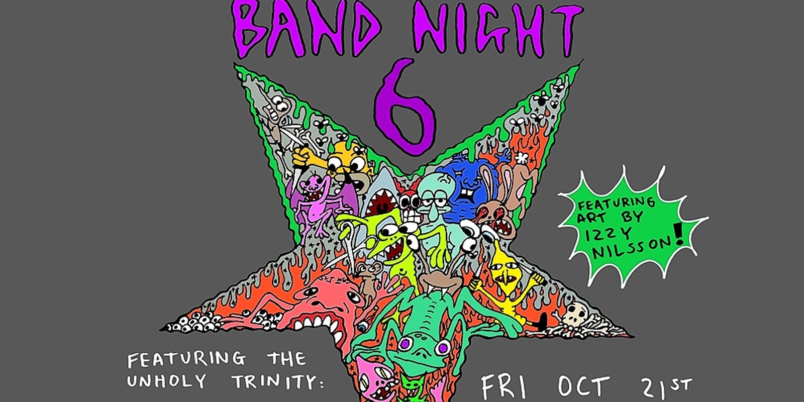 Banner image for Band Night 6 @ Goodspace Gallery ft. Scab Baby, Grand Final, DBATLS, Izzy Nilsson