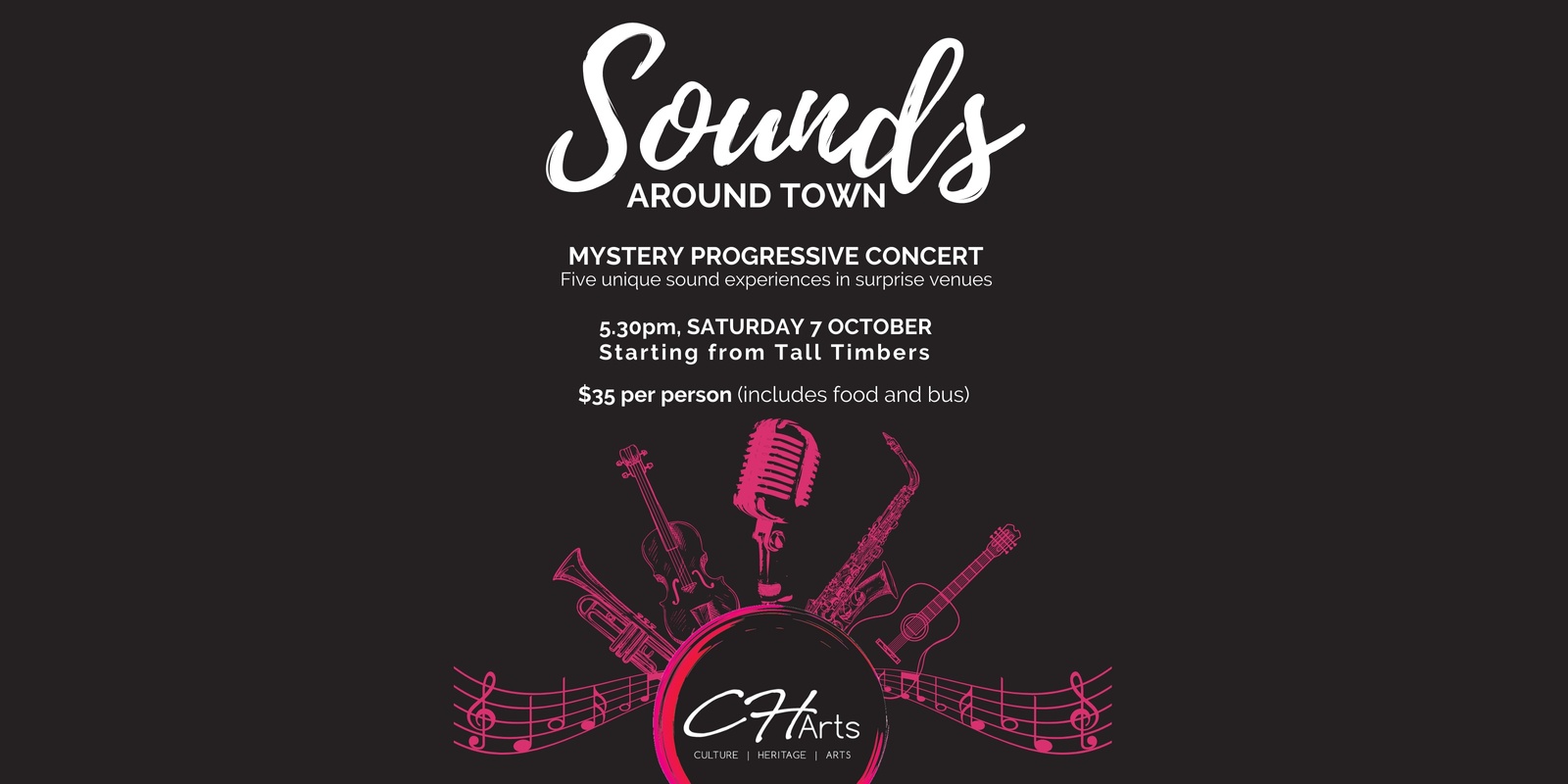 Banner image for Sounds Around Town - CHArts Festival event