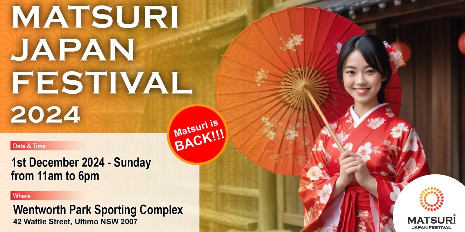 Banner image for Matsuri Japan Festival 2024