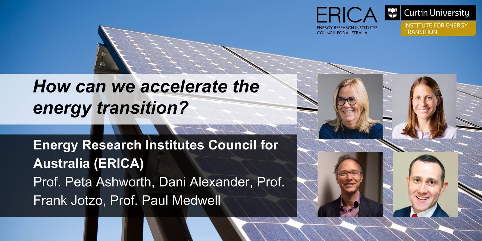 Banner image for How can we accelerate the energy transition?