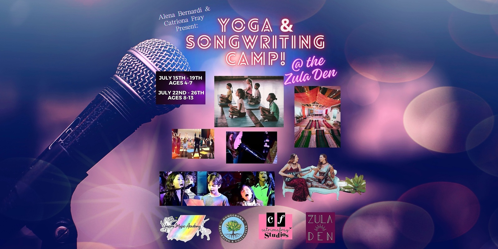 Banner image for 2024 Summer Yoga & Songwriting Camp (Ages 4-7)
