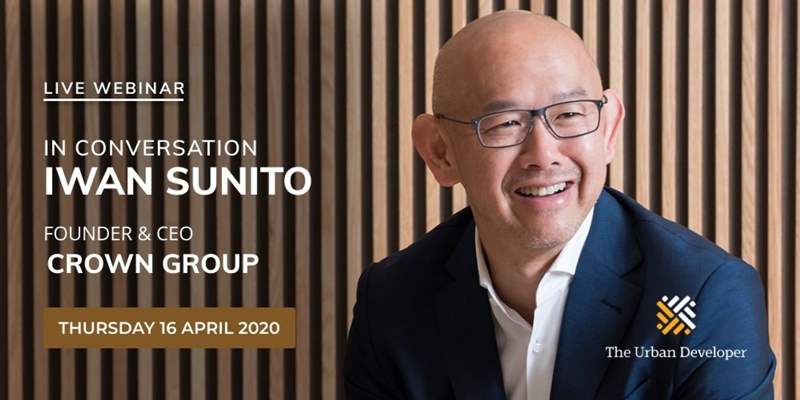 Banner image for Live webinar: In conversation with Iwan Sunito (Crown Group)