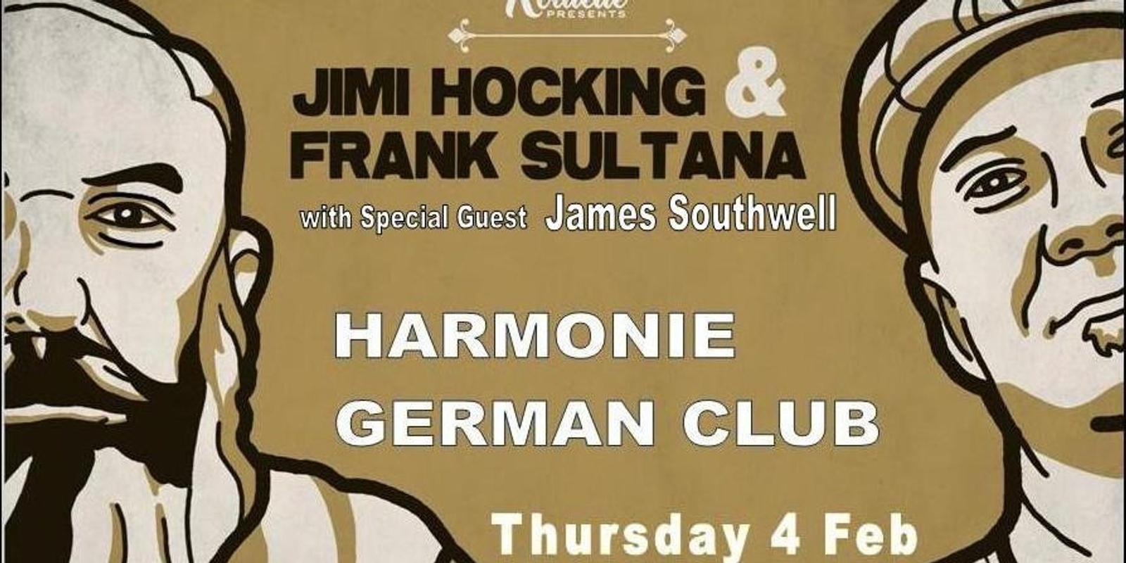 Banner image for Blues Roulette feat. Jimi Hocking, Frank Sultana & special guest James Southwell