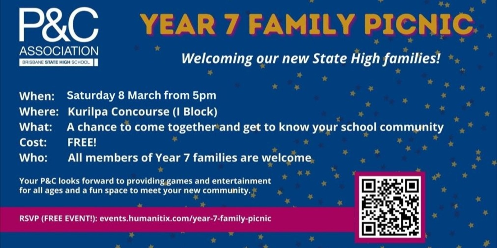 Banner image for Year 7 Family Picnic 2025