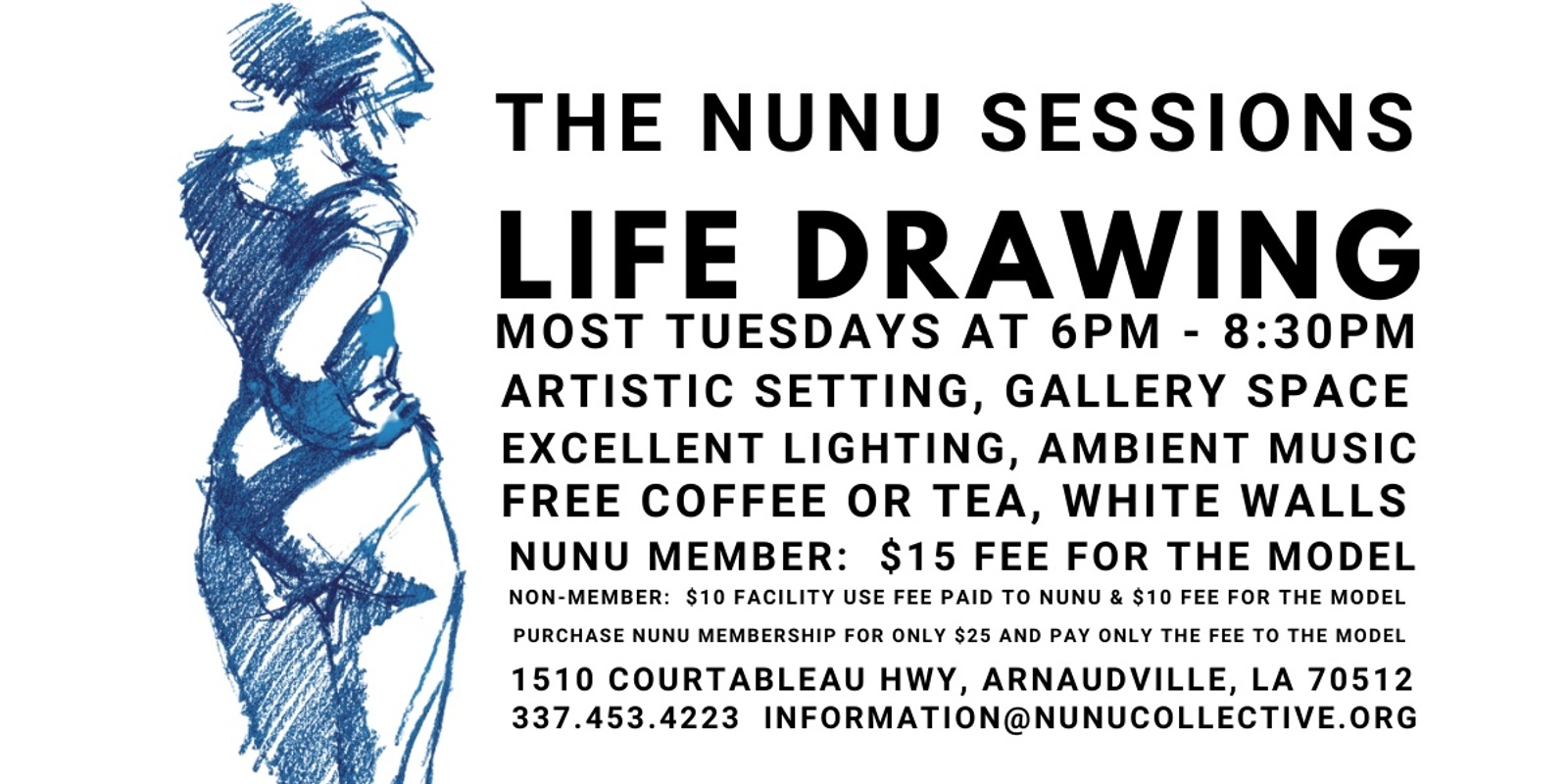 Banner image for NUNU Sessions--Life Drawing