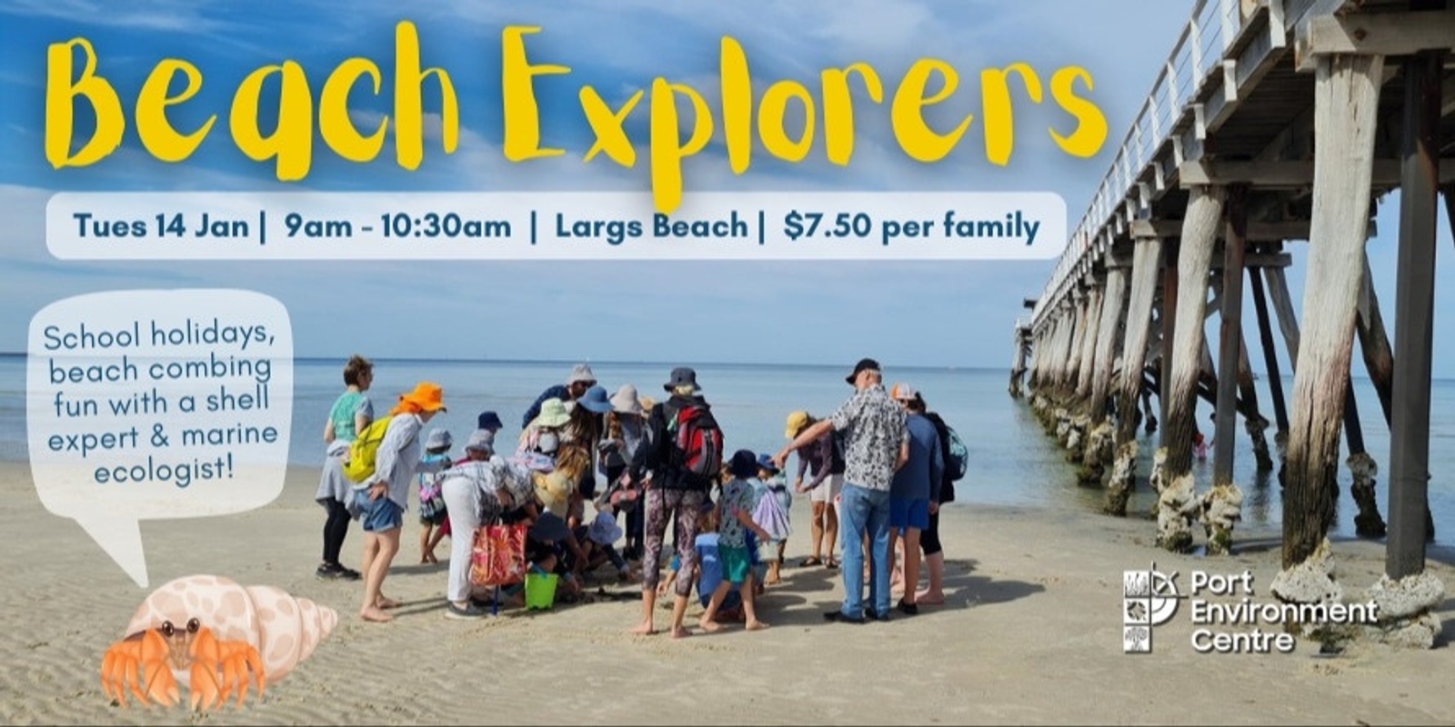 Banner image for Beach Explorers - Summer School Holidays 