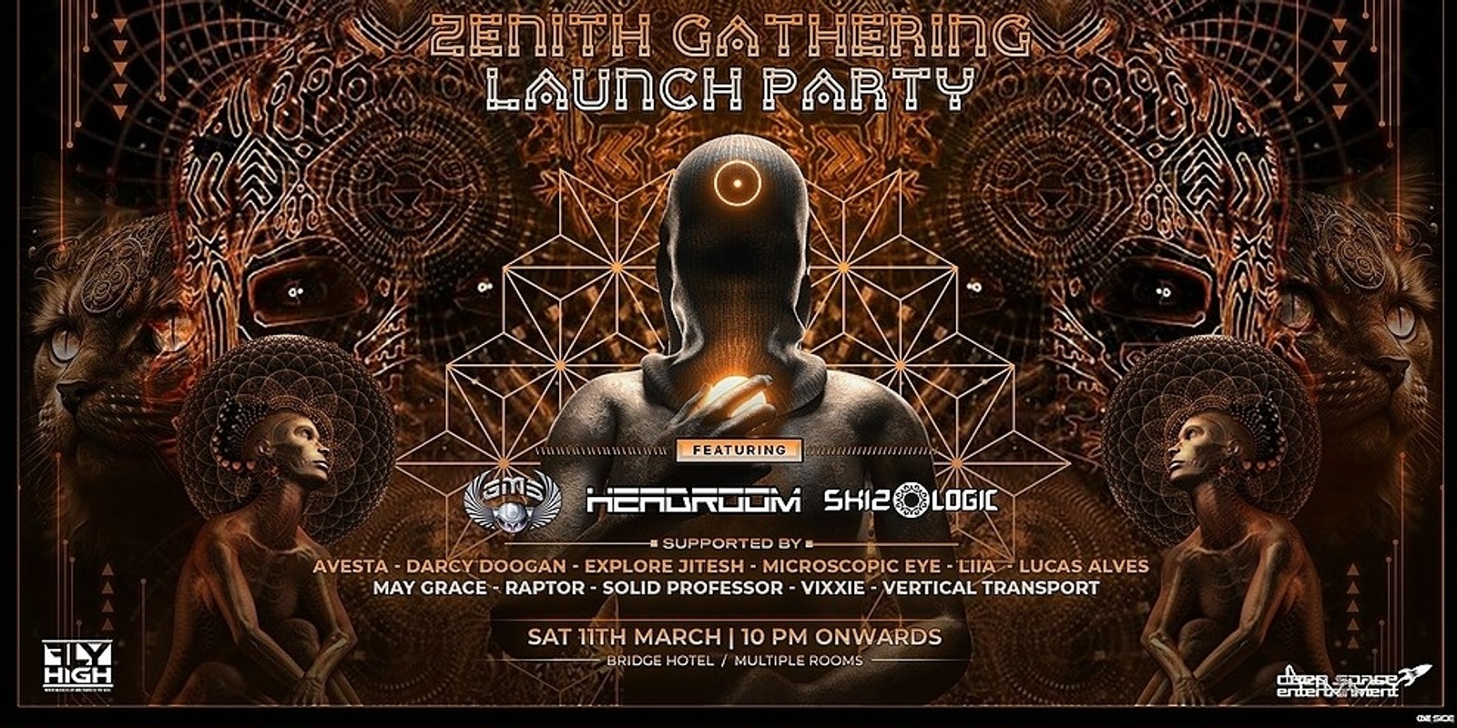 Banner image for Zenith Launch ft. GMS, HEADROOM & SKIZOLOGIC