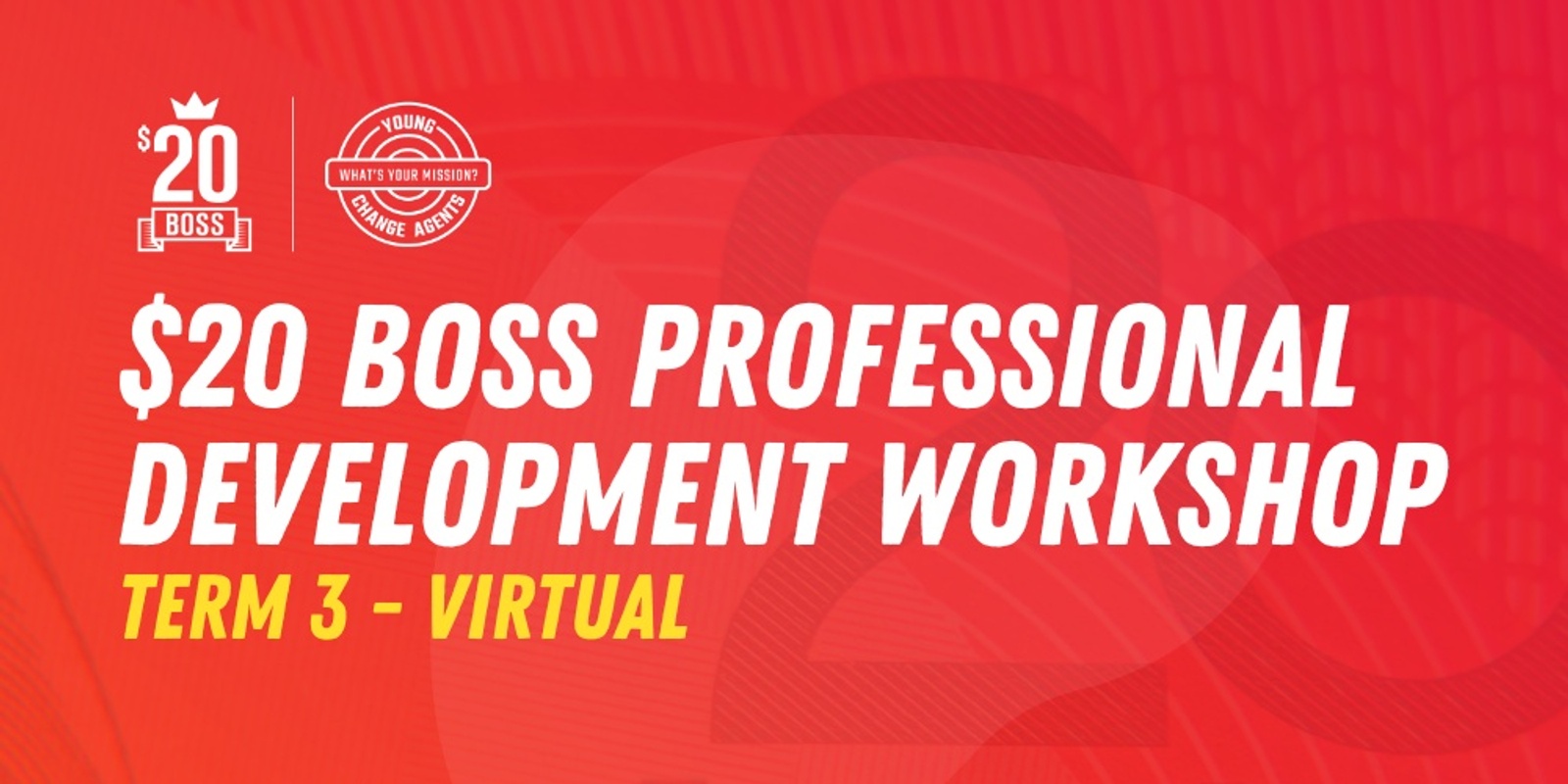 Banner image for $20 Boss Virtual Professional Development Workshop | Term 3