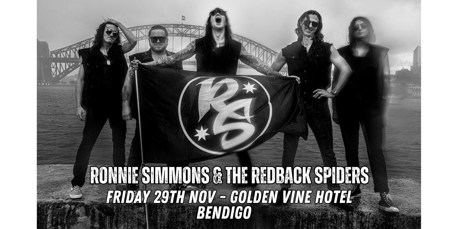 Banner image for Ronnie Simmons & The Redback Spiders Golden Vine Bendigo