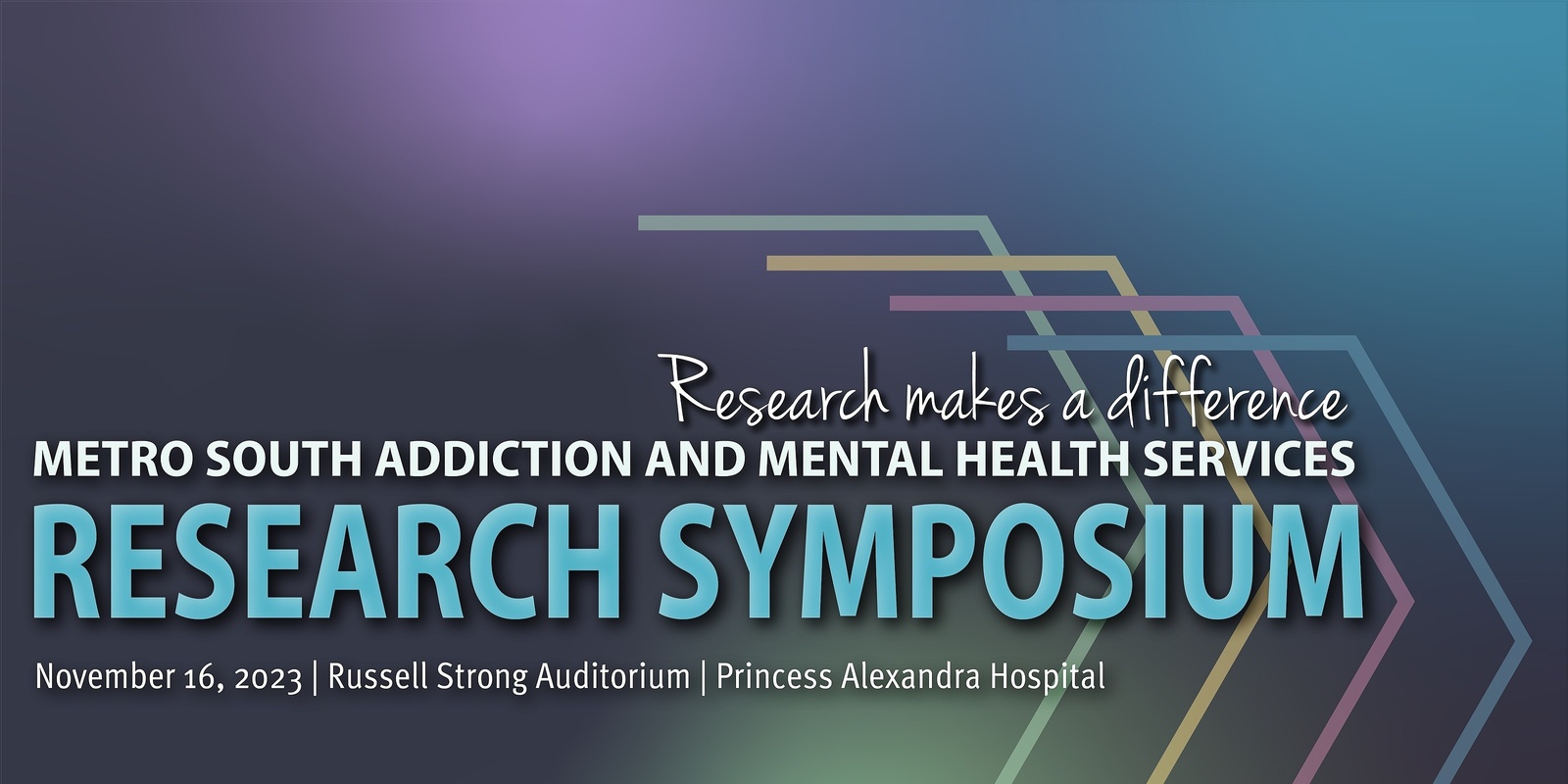 Banner image for Metro South Addiction and Mental Health Services Research Symposium