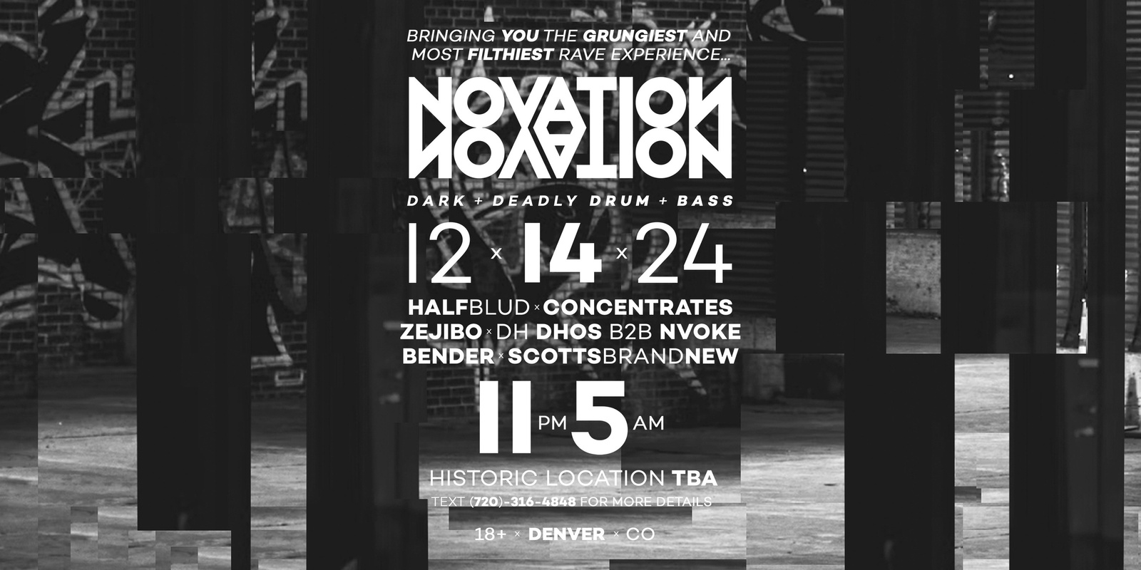 Banner image for NOVATION DARK + DEADLY DNB - 12.14.24