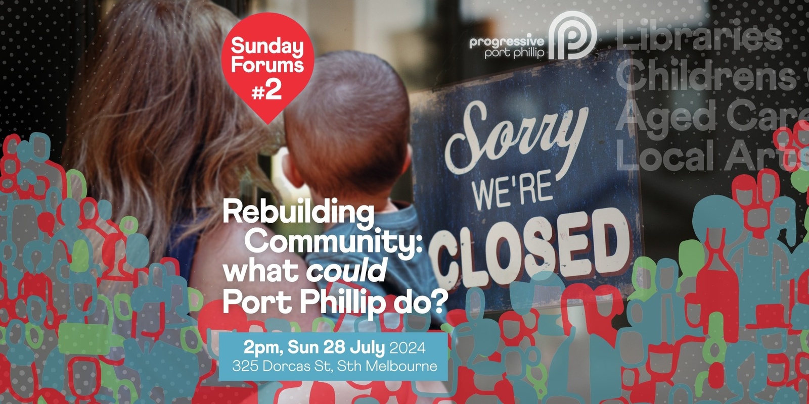 Banner image for Sunday Forums #2: Rebuilding Community - What could Port Phillip do?