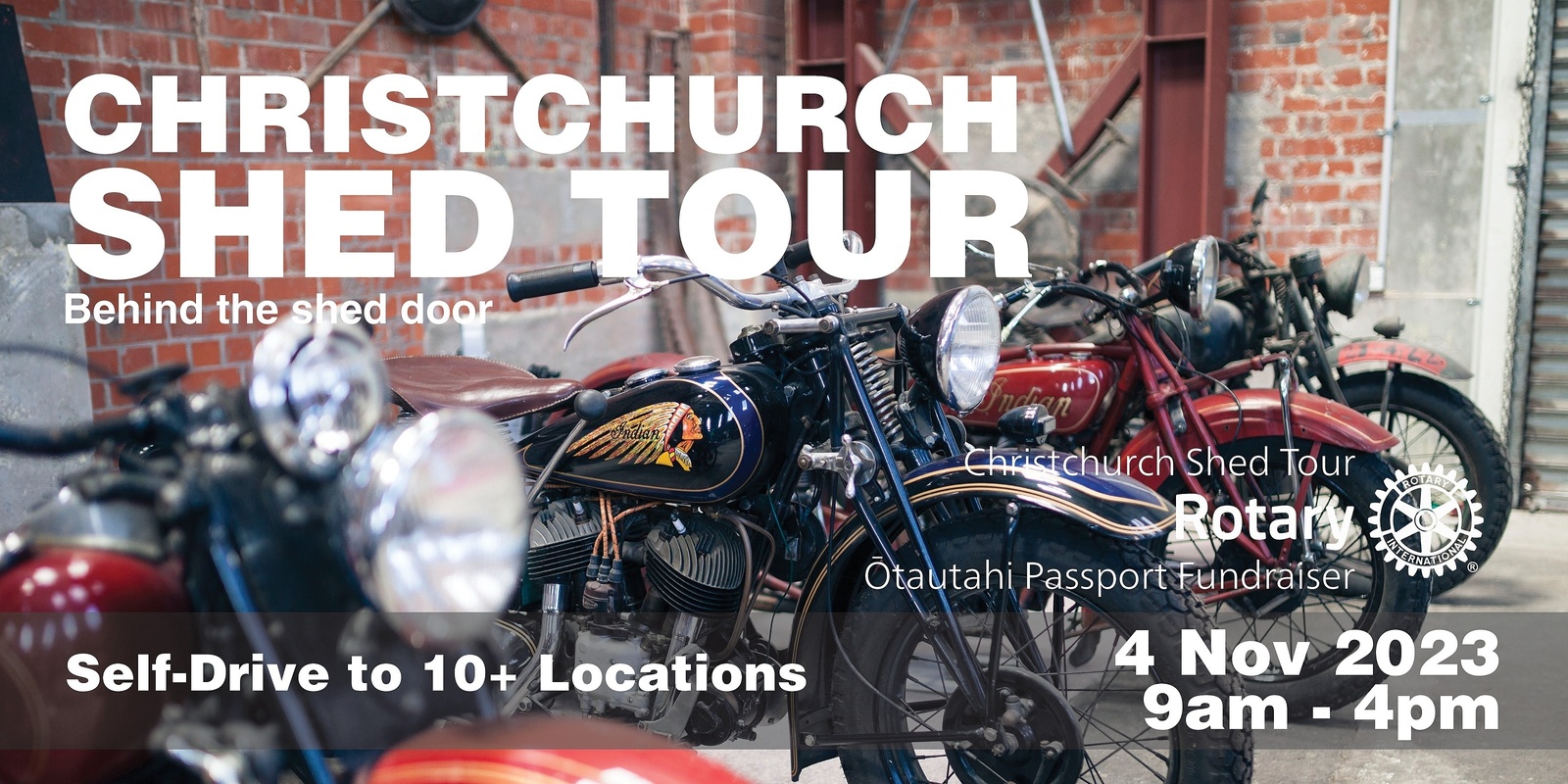 Banner image for Christchurch Shed Tour - Behind the Shed Door