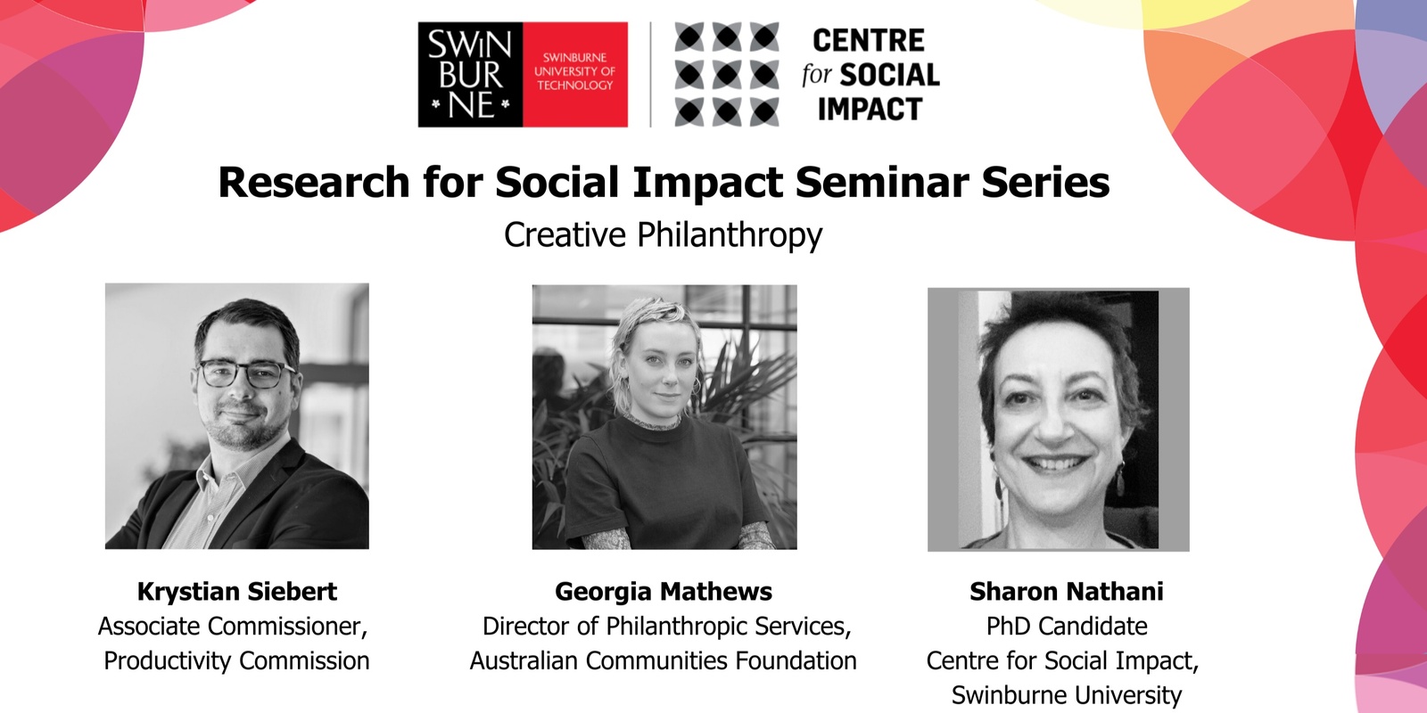 Banner image for CSI Swinburne Research for Social Impact Series