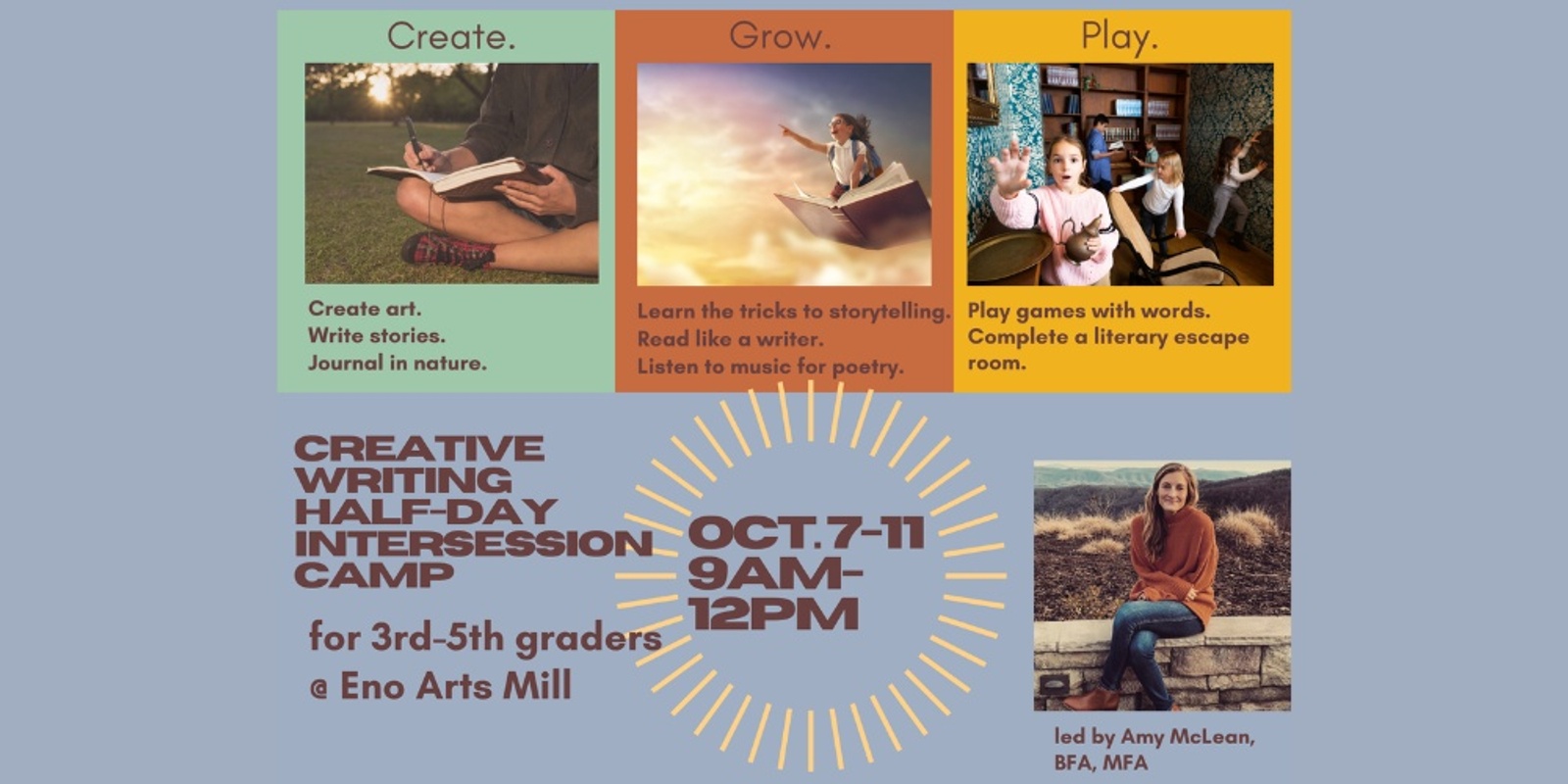 Banner image for Creative Writing Retreat (Grades 3rd-5th)