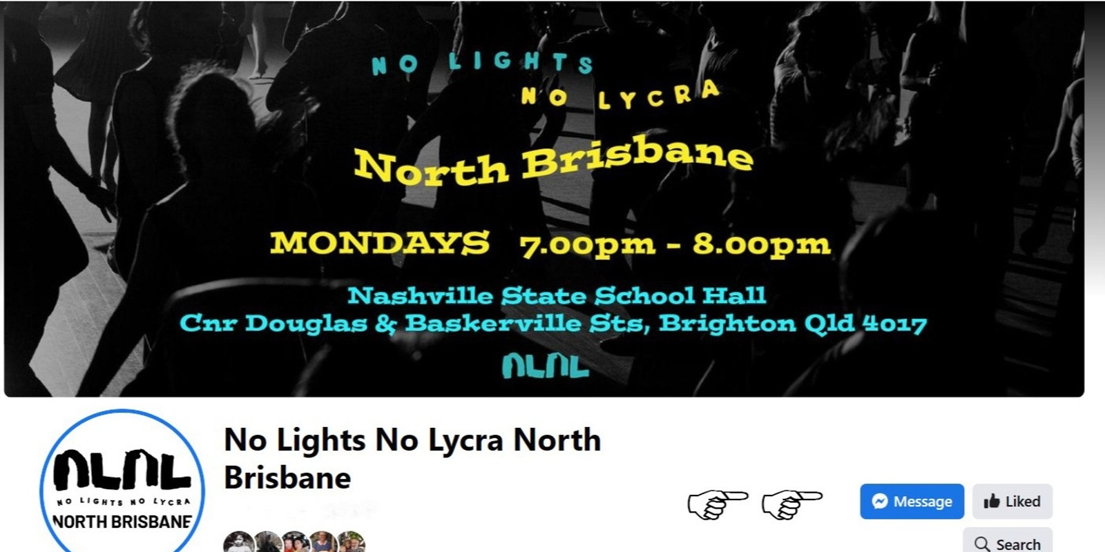 Banner image for No Lights No Lycra North Brisbane